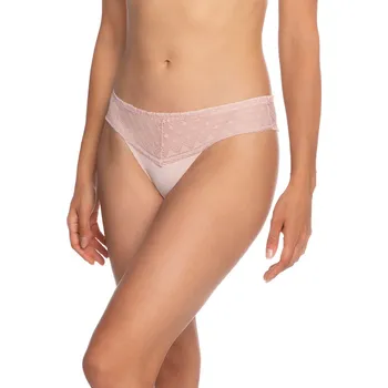 Dámské oblečení Dámské kalhotky string L-POL5015ST-06 Béžová XL