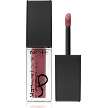 Přípravek na rty Note Cosmetique Mattever tekutá rtěnka s matným finišem 07 Mouve On 4,5 ml