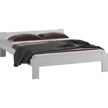 Postel Maxi Postel z masivu Cecilie 180 x 200 cm, Bílá