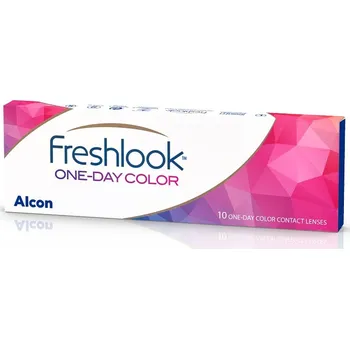 Kontaktní čočky Alcon FreshLook One Day nedioptrické (10 čoček) Barva: Zelená, Průměr - DIA: 13,8, Zakřivení - B.C.: 8,6