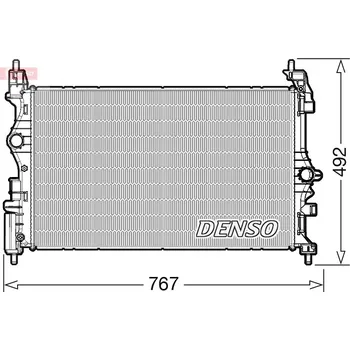 Chladič motoru Chladič, chlazení motoru DENSO DRM20019