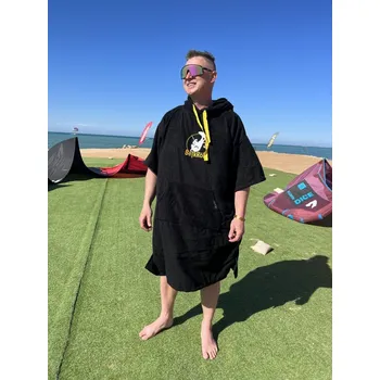 Surf Pončo MASTER - černá S