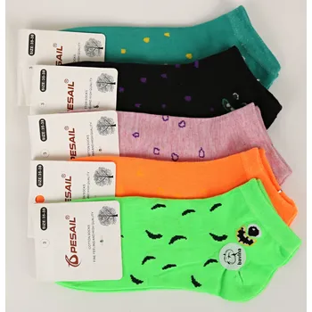 Dámské ponožky PESAIL Dámské bavlněné kotníkové ponožky IW28 Velikost: 35 - 38