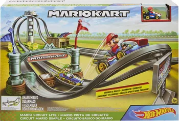 Set autodráh Hot Wheels Mario Kart GHK15 dvojitý závodní okruh