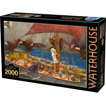 Puzzle Puzzle D‐TOYS Odysseus a Sirény, 2000 dílků + k objednávce puzzle zdarma