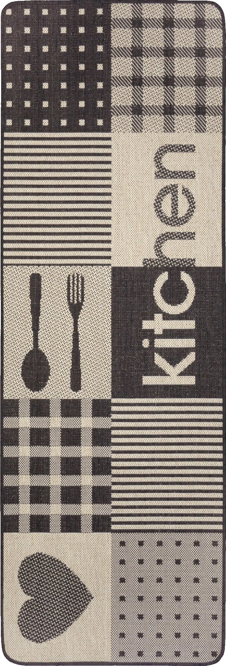 HANSE Home Weave Tappeto Runner 67x180 Cm Pelo Corto Antiscivolo - Lavabile In Lavatrice