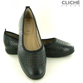 Dámská obuv Letní černé kožené baleríny Tamaris, 8-52101-20-22 44