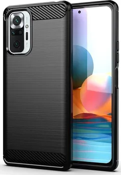 Pouzdro na mobilní telefon Forcell Carbon Case pro Xiaomi Redmi Note 10 5G/Poco M3 Pro/Poco M3 Pro 5G černé