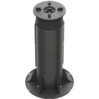 Terč pod dlažbu rektifikační H 305-375 mm (Stavitelný terč s výškou od 305 mm do 375 mm | základna Ø 200 mm | hlava Ø 120 mm | spára 4 mm | Rektifikační terč H 95-165 mm + 2x prodloužení H 126 mm | nosnost 1400 Kg/Ks)