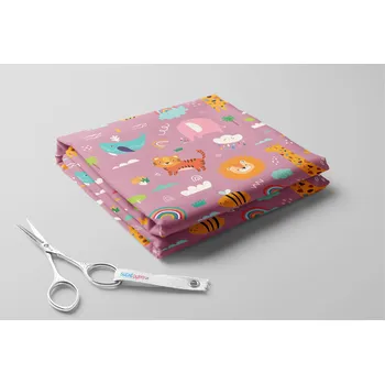 Fleece antipilling, Jungle Barva: Starorůžová