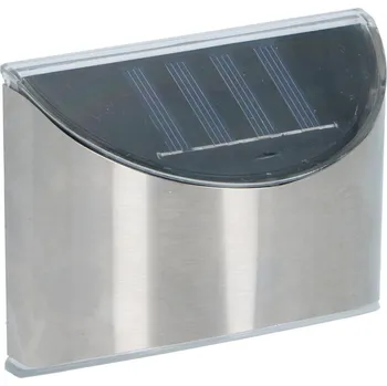 Venkovní osvětlení Grundig Solární nástěnné svítidlo 4xLED matný chrom