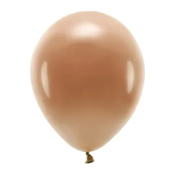 Balón 30cm ECO, pastelový čokoládový hnědý