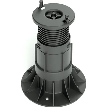 Rektifikační terč se samonivelační hlavou H 200-300 na rošt (Nastavitelná výška od 200 mm do 300 mm | vyrovnaní sklonu až do 10% | únosnost 3000 Kg | základna Ø 210 mm | hlava Ø 133 mm | výška úchytu 24 mm | rozteč 100 mm | samonivelační terče doporučujem