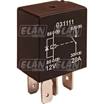 Auto elektroinstalace Spínací mikro relé 12V 25A 4 vývody s diodou