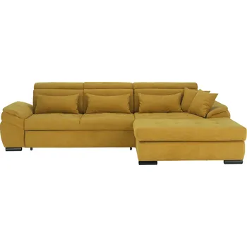 Sedací souprava Sedací souprava, hořčicová, pravá, NATIK NEW