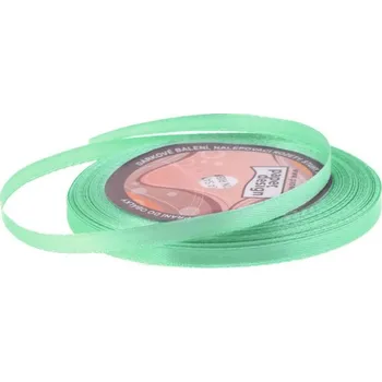 Stuha Stuha saténová 6mm/32m mint (mátová)