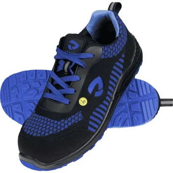 Pracovní obuv Bezpečnostní pracovní obuv Steppax S1P ESD SRC černo modrá 48