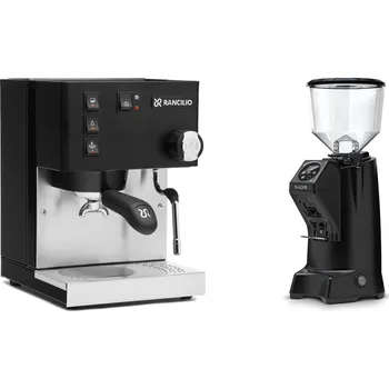 Kávovar Rancilio Silvia E, black + Eureka Nadir 65 Touch, black