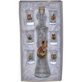 Gadget Láhev na alkohol se štamperlíky - Daniel