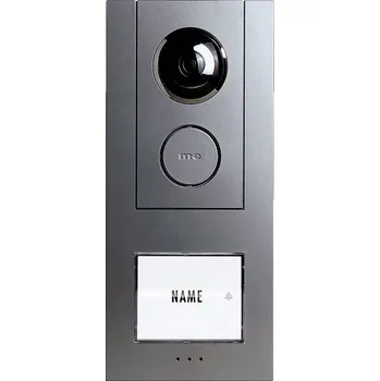 Domovní zvonek m-e modern-electronics VS-11 A LAN, Wi-Fi domovní video telefon venkovní jednotka, antracitová, 41360