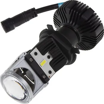 Přídavný světlomet LENS LED H4 bílá, 9-32V, 5000LM chip G-XP x3, STM 95HLH-H4-LENS