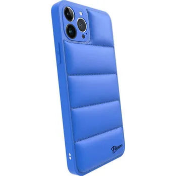 Pouzdro na mobilní telefon Picasee Puffer case pro Apple iPhone XR - Picasee Puffer - Modrá
