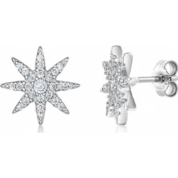 Náušnice SOFIA stříbrné náušnice hvězdičky IS037OR310