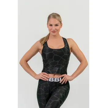 NEBBIA NATURE-INSPIRED sportovní crop top Racer back S