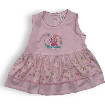 Dívčí šaty KFT Dívčí růžové šaty 02 Barva: Růžová, Velikost: 74