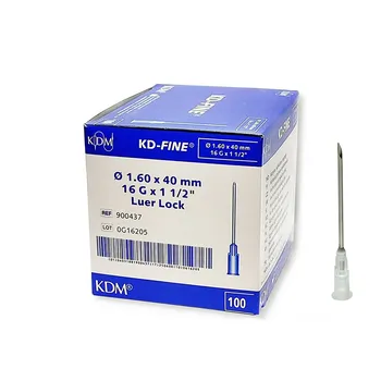 Injekční jehla Injekční jehla KD-FINE 16G 1,6 x 40 mm šedá, 100 ks