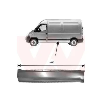 Blatník karosérie Boční stěna VAN WEZEL 4387145