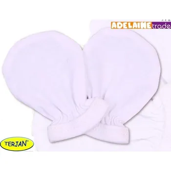 Rukavice Rukavice kojenecké bavlna - TERJAN bílé - vel.0-3měs.