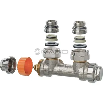 Radiátor IMI Heimeier Ventil termostatický Multilux V Eclipse, rohový, M30 x 1,5, 1/2" x 3/4", s omezovačem průtoku, 3866-02.000