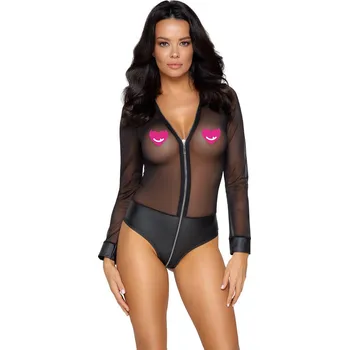 Dámské erotické prádlo Cottelli Powernet Body 2643332 Black Velikost S