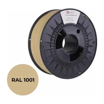 Filament C-TECH Tisková struna (filament) PREMIUM LINE, PETG, béžová, RAL1001, 1,75mm, 1kg