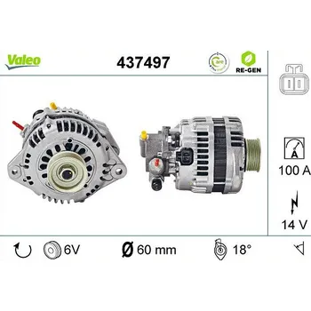 Autoelektrika generátor VALEO 437497