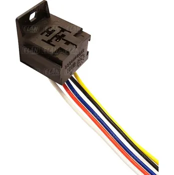 Auto elektroinstalace Patice na relé - 5 vývodů s vodiči a úchytem