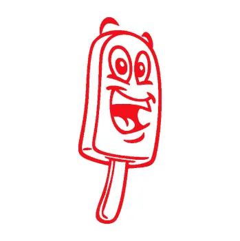 Samolepící dekorace SAMOLEPKA Nanuk 001 pravá s obličejem (10 - červená) NA AUTO, NÁLEPKA, FÓLIE, POLEP, TUNING, VLASTNÍ TEXT, TISK, AUTOSAMOLEPKY.cz, POLEPY, OBRÁZEK, LOGO, SAMOLEPKY