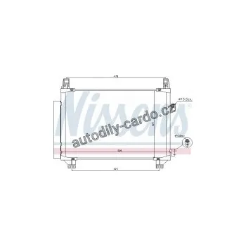 Chladič motoru Chladič klimatizace NISSENS 940271