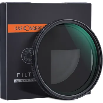 K&F Concept 37MM Nano-X Variable/Fader ND Filter, ND8~ND128, W/O Black Cross