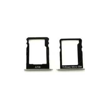 Držák (šuplík) SIM Huawei P8 LITE bílá / silver