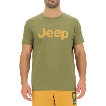 Jeep triko pánské - Jeep print olivové Velikost: M