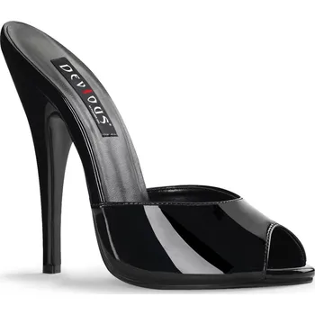 Dámské erotické boty Pleaser Domina-101 Blk Pat Velikost 37