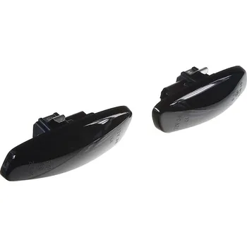 Přídavný světlomet LED dynamické blinkry Peugeot, Citroën oranžové kouřové, STM 96PG03S