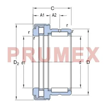 SKF NKXR 15 Z jehlové ložisko kombinované