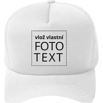 Pokrývka hlavy Kšiltovka snapback Trucker s vlastním potiskem