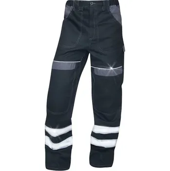 montérky ARDON®COOL TREND REFLEX Pracovní kalhoty do pasu černé 64 H8937/64