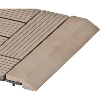 G21 Přechodová lišta rovná pro WPC dlaždice 30 x 7,5 cm, Indický Teak