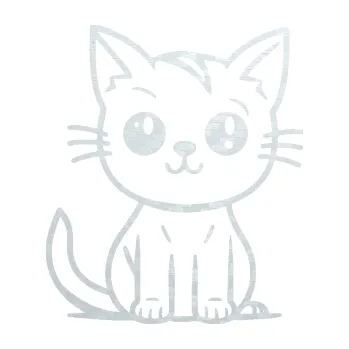 Samolepící dekorace SAMOLEPKA Kočka 036 levá (51 - 3D karbon bílý) NA AUTO, NÁLEPKA, FÓLIE, POLEP, TUNING, VLASTNÍ TEXT, TISK, AUTOSAMOLEPKY.cz, POLEPY, OBRÁZEK, LOGO, SAMOLEPKY