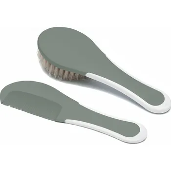 hřeben Bebe-Jou Hřeben a kartáč Bébé-Jou Breeze Green" "Barva:zelené|Typ:hřebeny a kartáče|Výrobce:Bébé-jou|Vzor:Breeze Green|